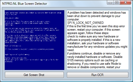 BlueScreenDetector